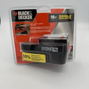 OEM Black & Decker 18V Single Source Battery HPB18-OPE NEW Sealed Genuine